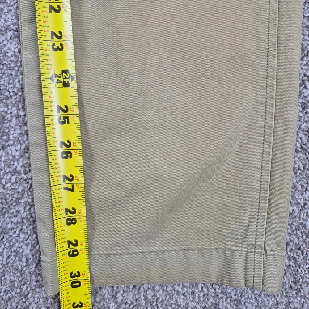 Sid Mashburn Chino Pants Mens 34 Tan Khaki Cotton Twill Straight Leg Trousers - Picture 6 of 10
